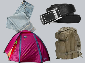 露營房、背包、帆布等